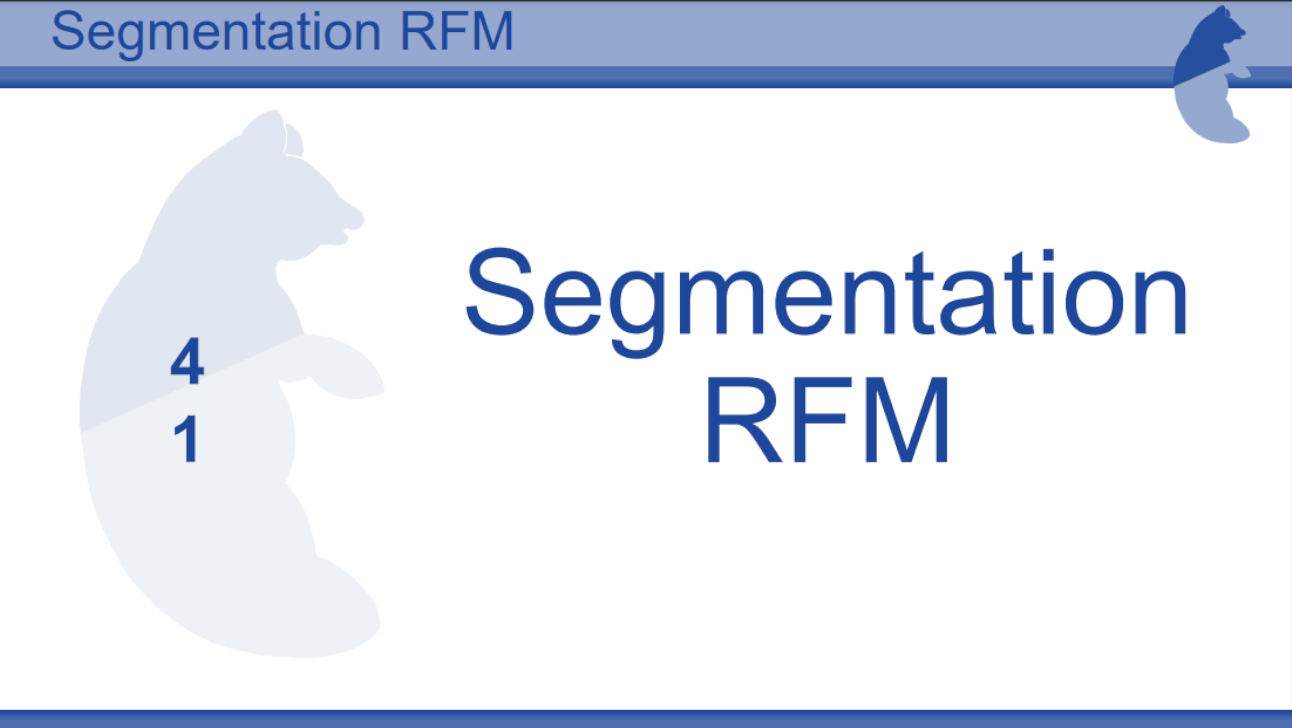 Tutoriel segmentation RFM